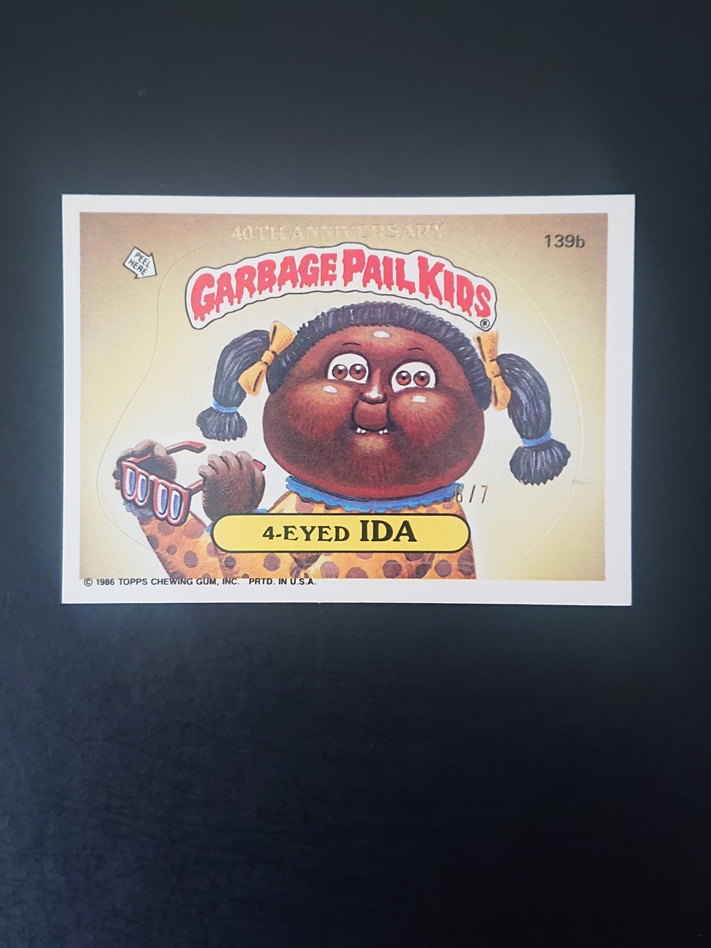 2025 Topps Garbage Pail Kids 40th Anniversary - 4-Eyed Ida (139b) Buyback /7